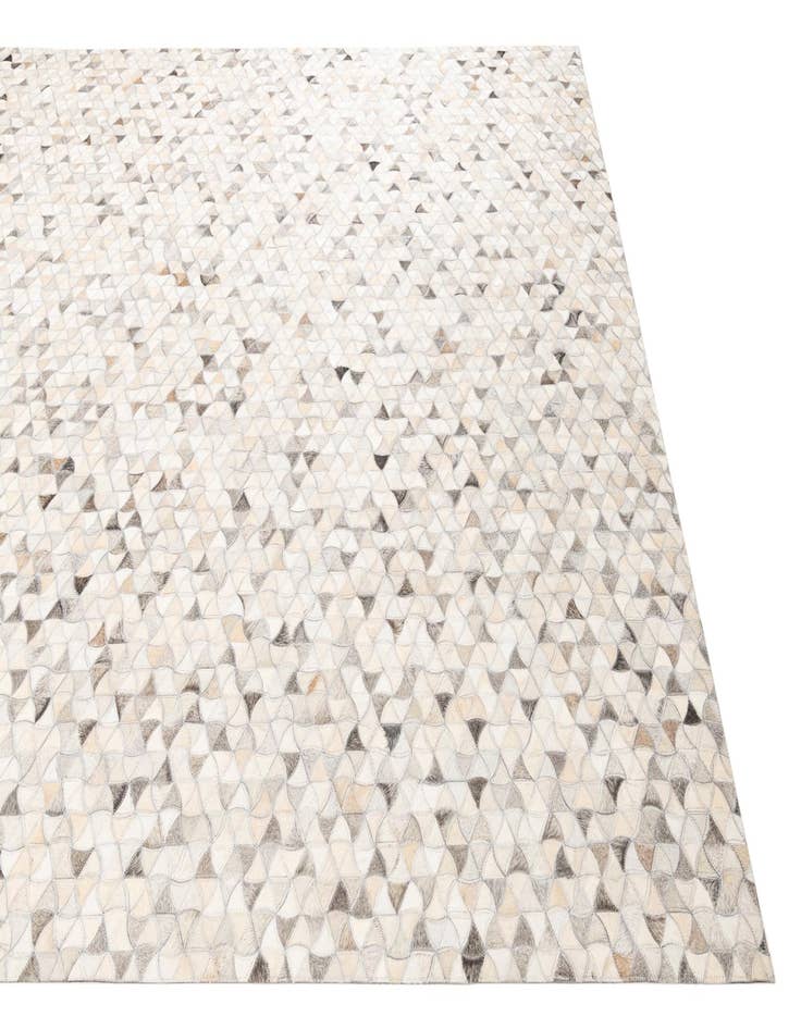 Detail image of 8' x 9' 10 Cowhide Leather Rug