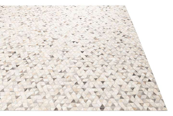 8' x 9' 10 Cowhide Leather Rug