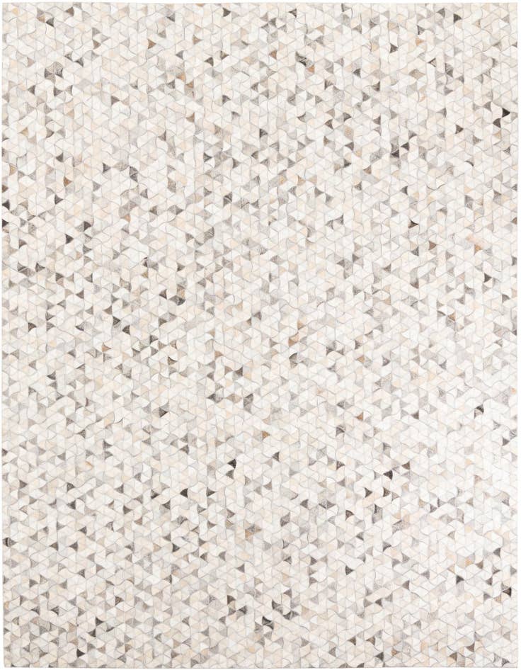 Detail image of 8' x 9' 10 Cowhide Leather Rug
