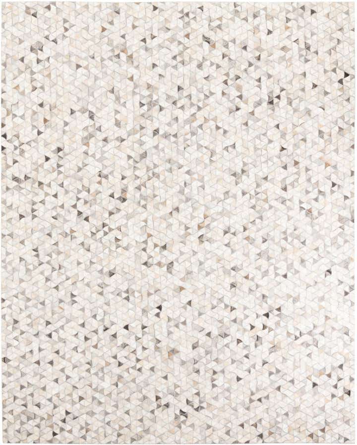 8' x 9' 10 Cowhide Leather Rug