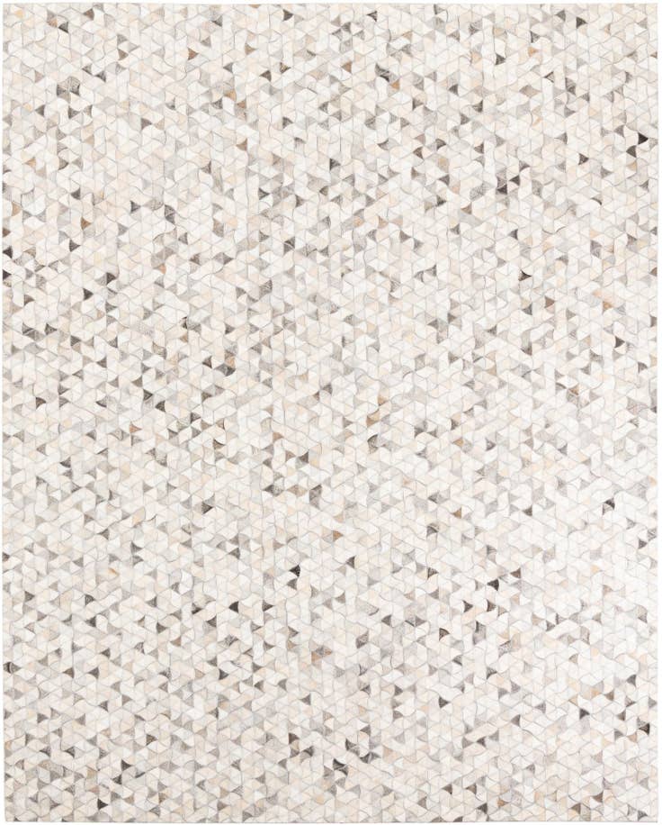 Detail image of 8' x 9' 10 Cowhide Leather Rug