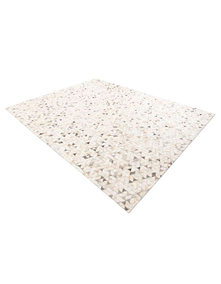 7' 8 x 10' Cowhide Leather Rug