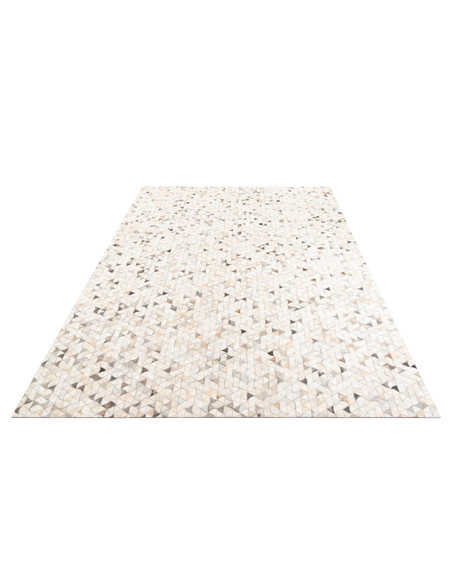7' 8 x 10' Cowhide Leather Rug