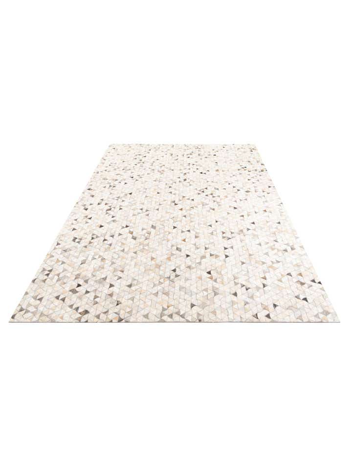 7' 8 x 10' Cowhide Leather Rug