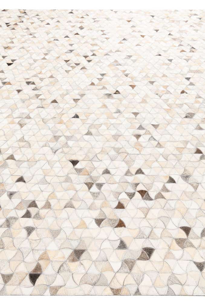 7' 8 x 10' Cowhide Leather Rug