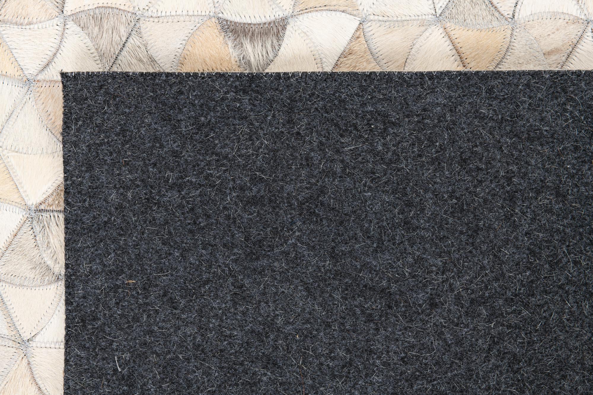 7' 8 x 10' Cowhide Leather Rug