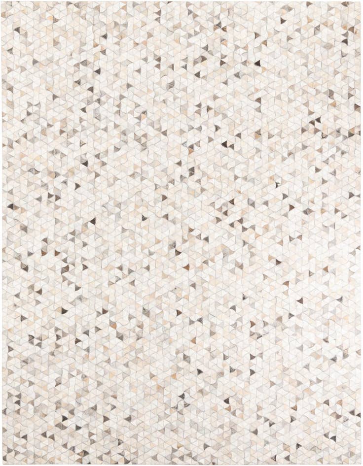 Detail image of 7' 8 x 10' Cowhide Leather Rug