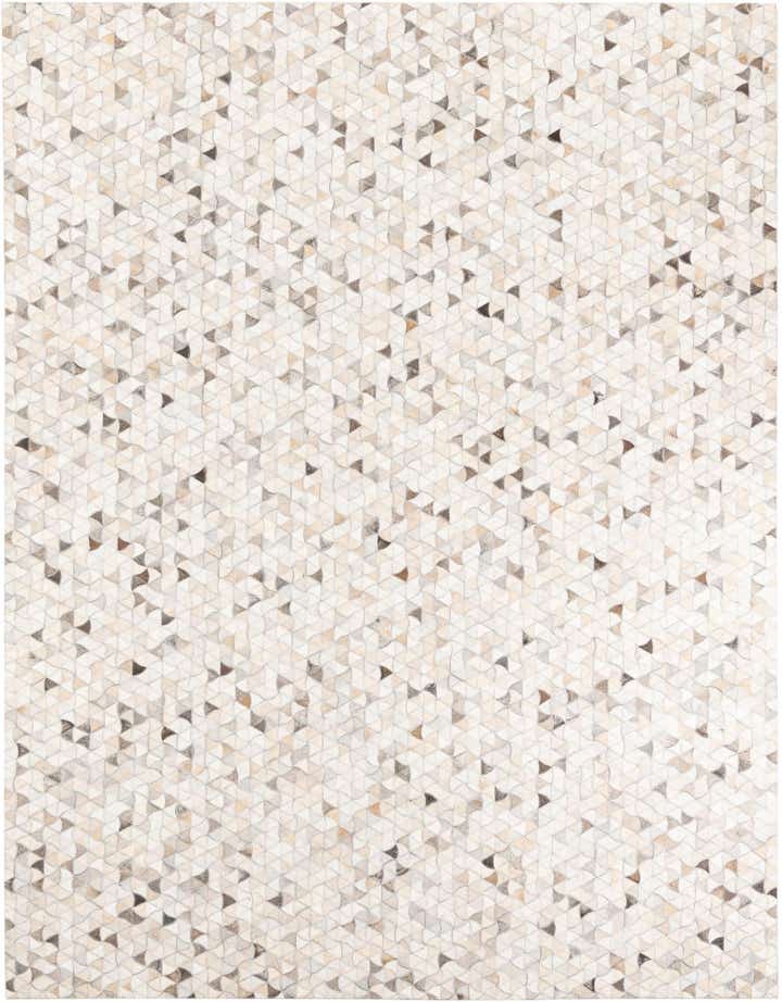 7' 8 x 10' Cowhide Leather Rug