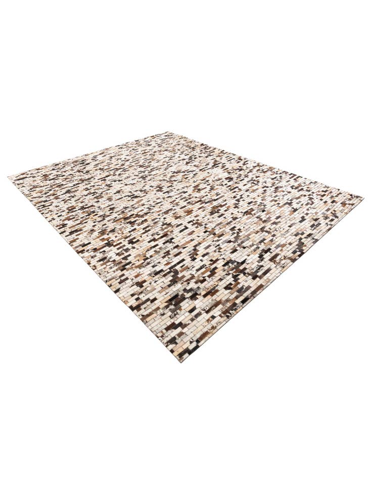 Detail image of 8' 2 x 10' 2 Cowhide Leather Rug