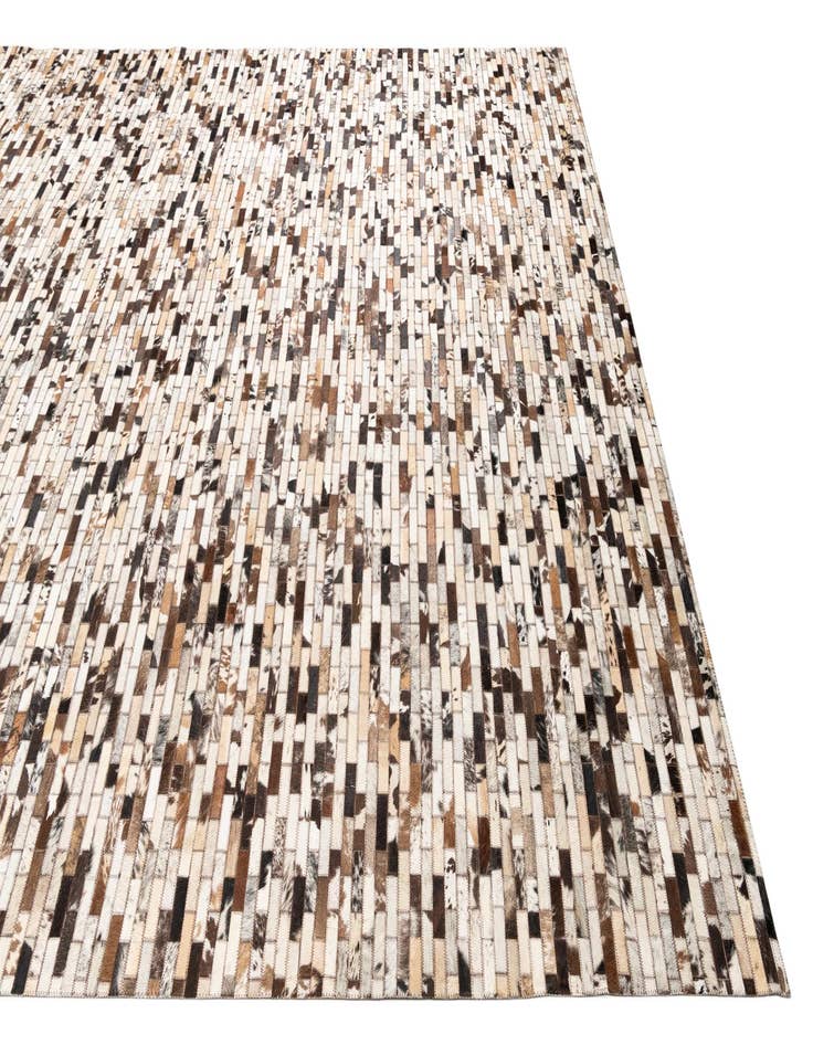 Detail image of 8' 2 x 10' 2 Cowhide Leather Rug