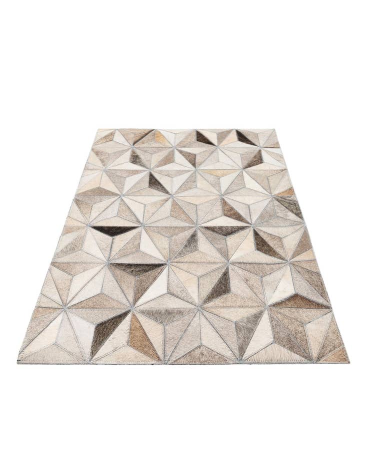 Detail image of 2' 1 x 3' Cowhide Leather Rug