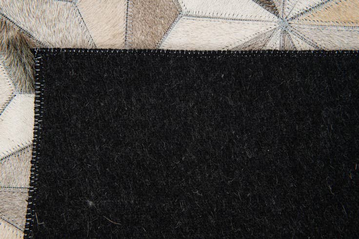 Detail image of 2' 1 x 3' Cowhide Leather Rug