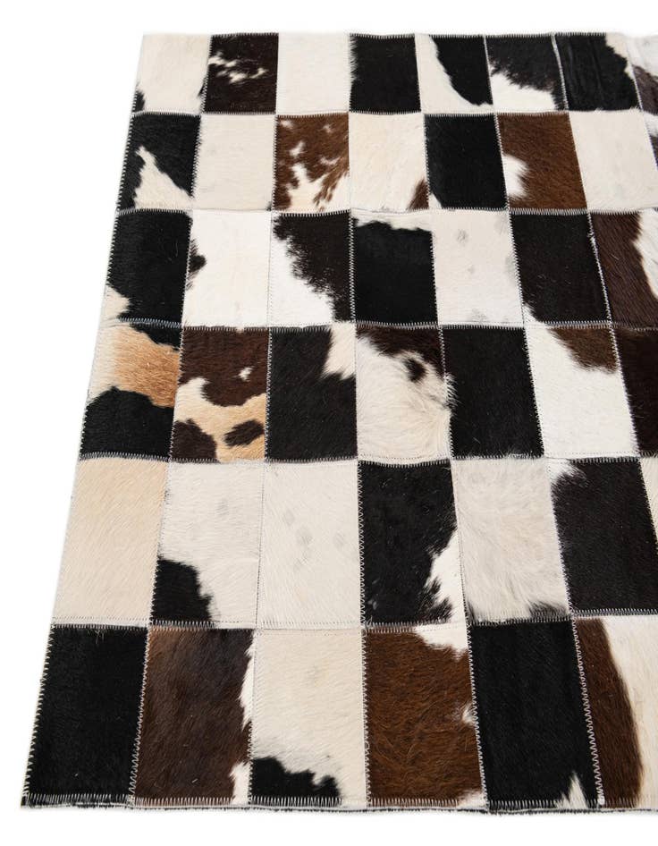 Detail image of 2' x 3' Cowhide Leather Rug