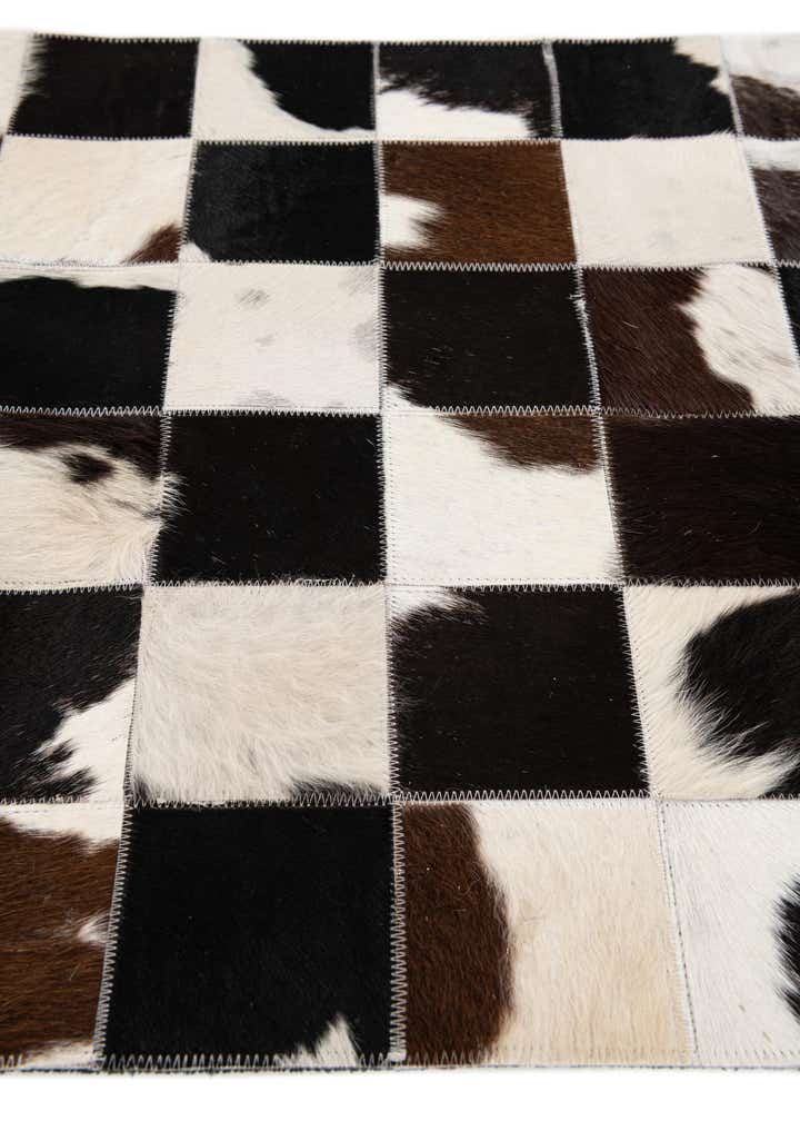 2' x 3' Cowhide Leather Rug
