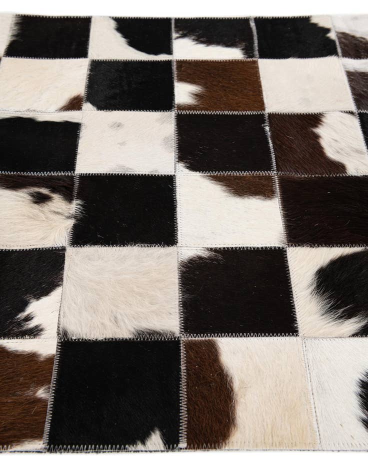 Detail image of 2' x 3' Cowhide Leather Rug