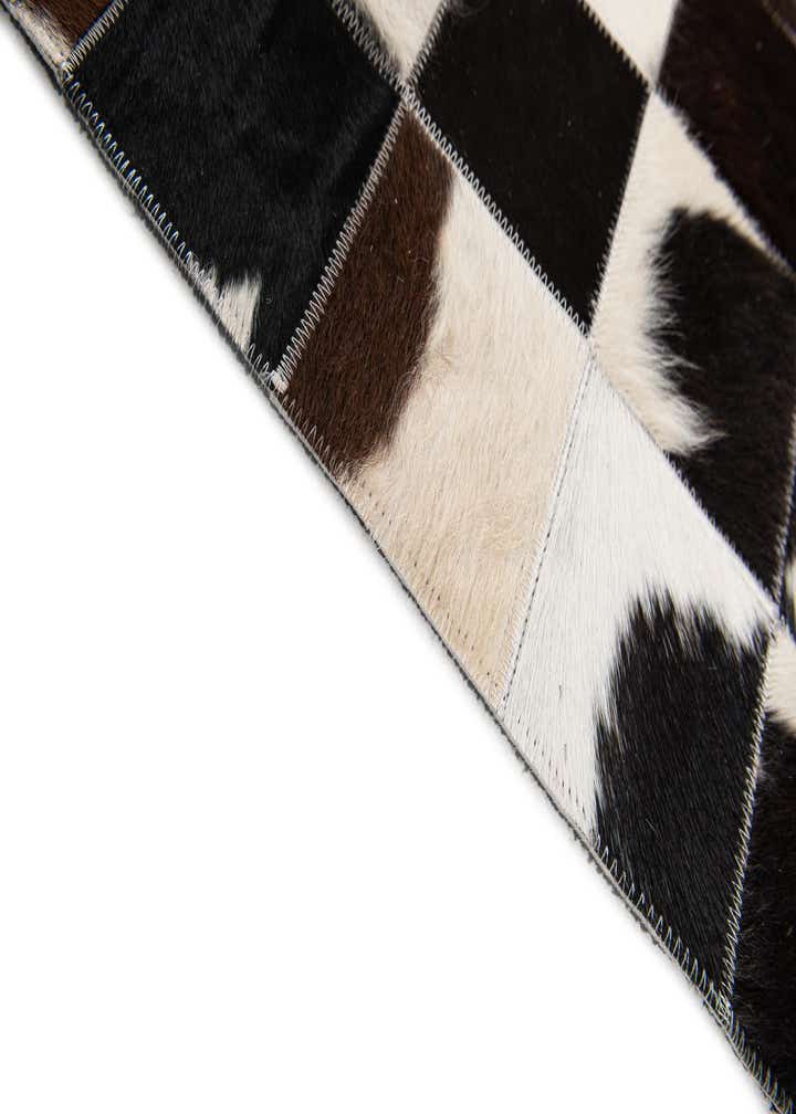 2' x 3' Cowhide Leather Rug