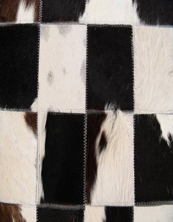 Detail image of 2' x 3' Cowhide Leather Rug