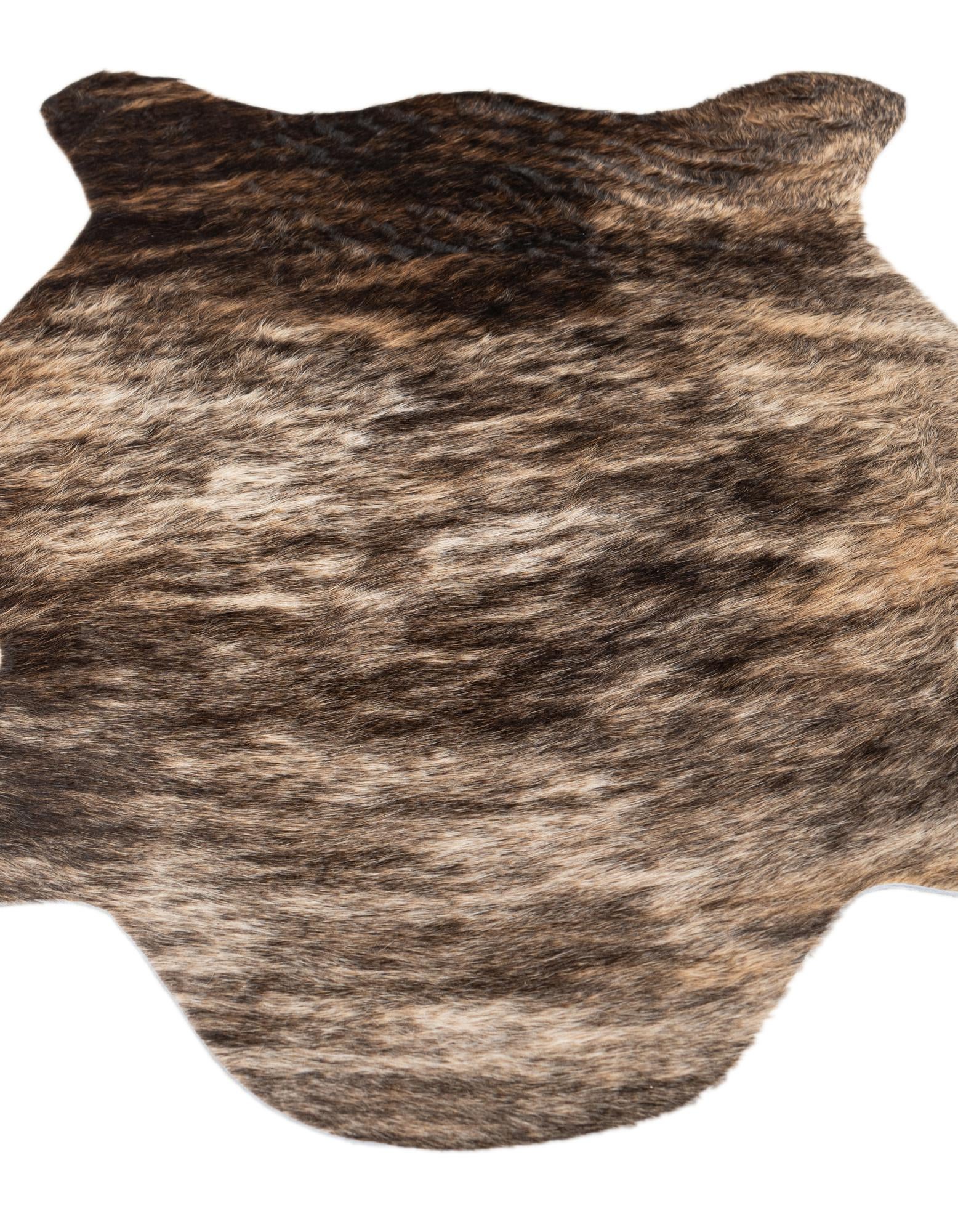 2' 2 x 2' 11 Cowhide Leather Rug
