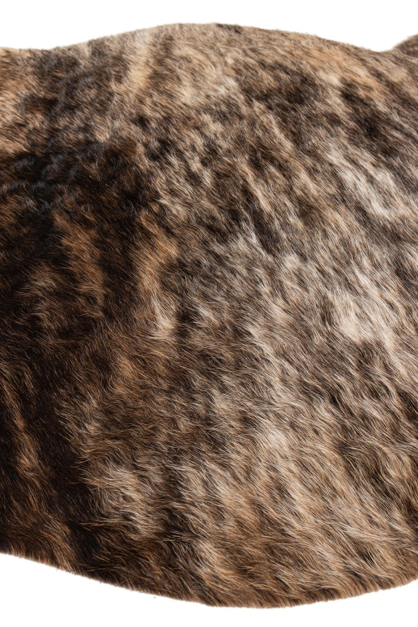 2' 2 x 2' 11 Cowhide Leather Rug