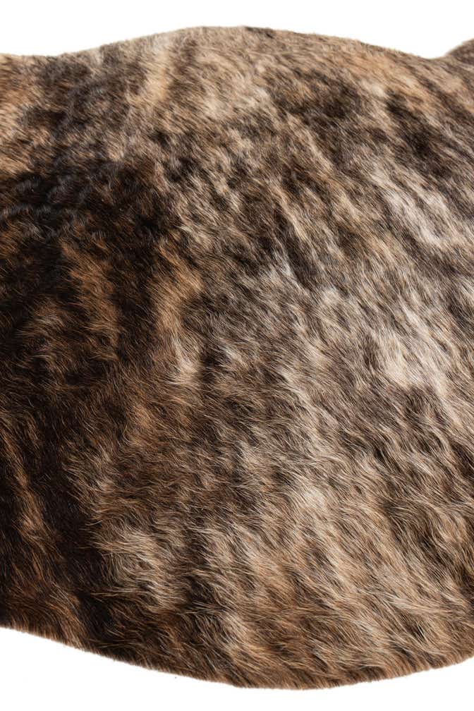 2' 2 x 2' 11 Cowhide Leather Rug