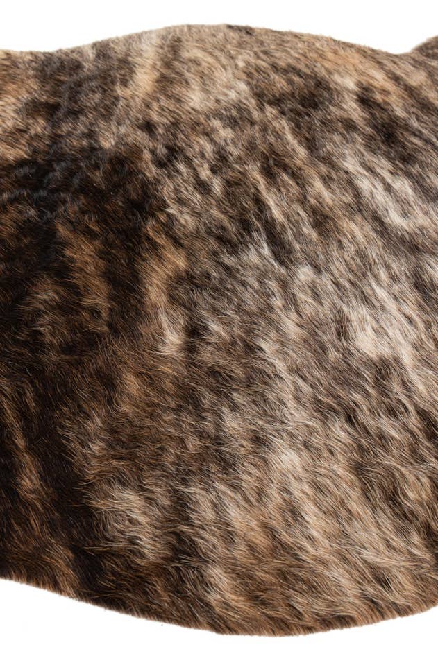 Detail image of 2' 2 x 2' 11 Cowhide Leather Rug