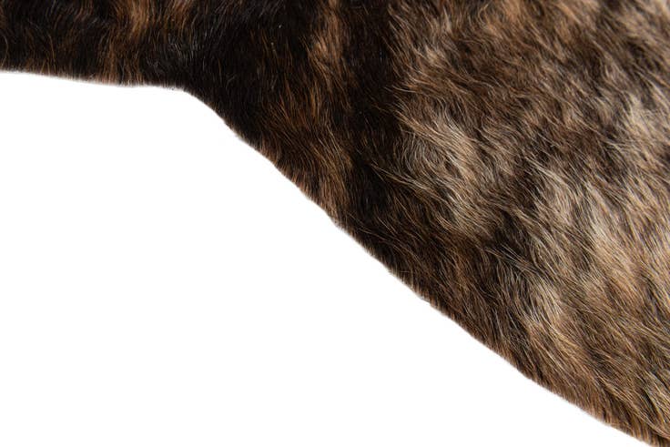 Detail image of 2' 2 x 2' 11 Cowhide Leather Rug