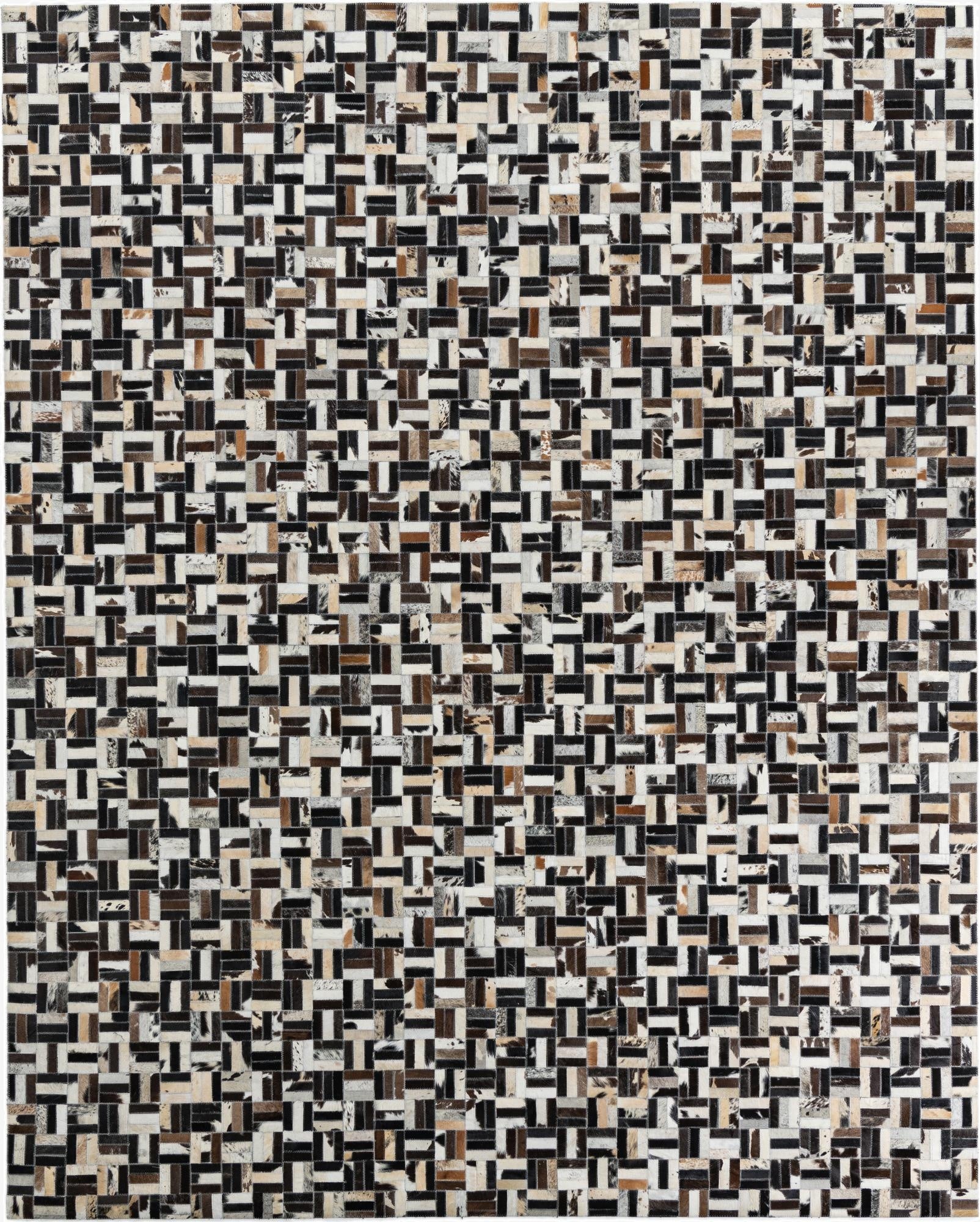 8' x 10' Cowhide Leather Rug