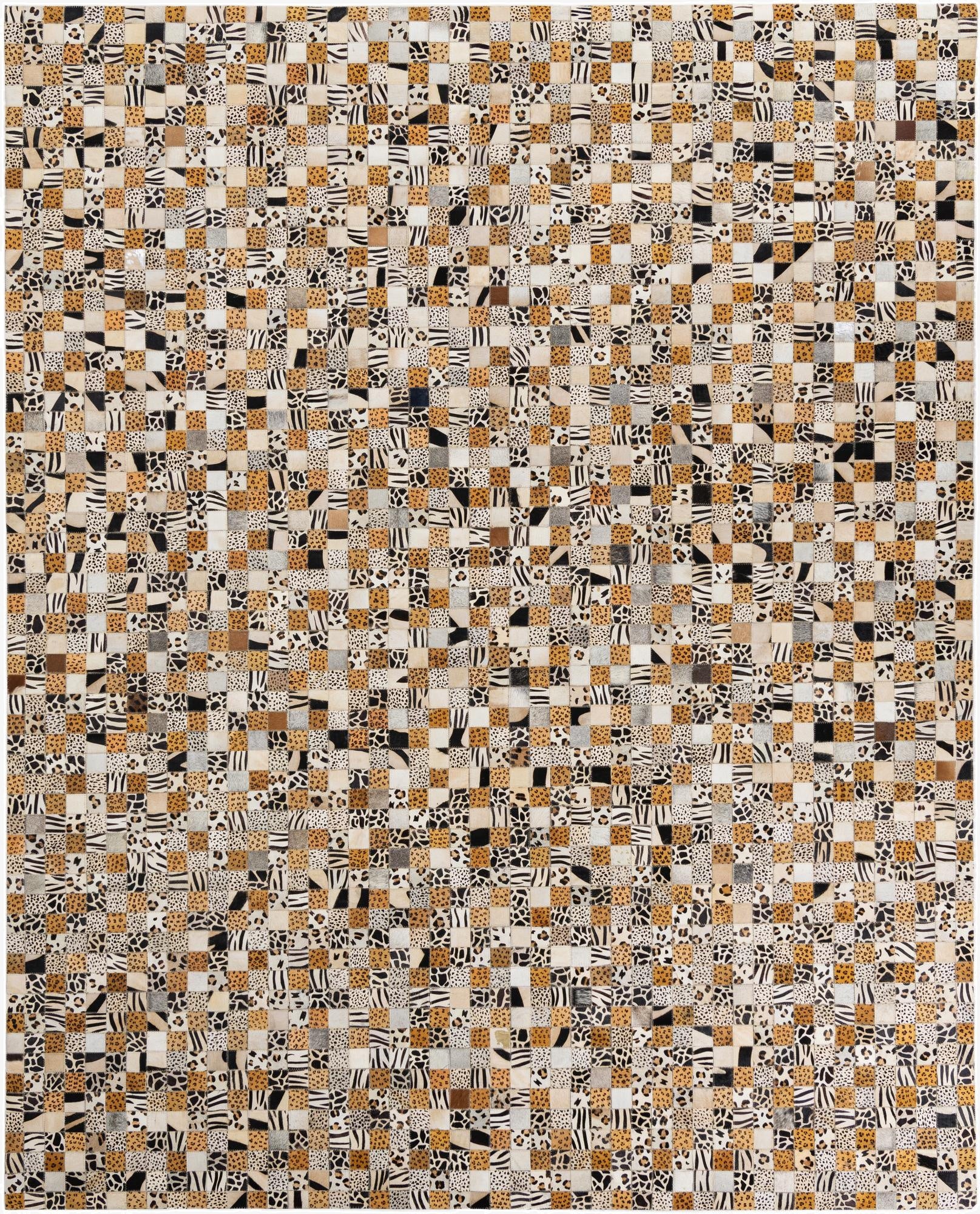 Primary image 8' x 10' Cowhide Leather Rug