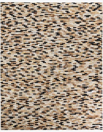 8' x 10' Cowhide Leather Rug