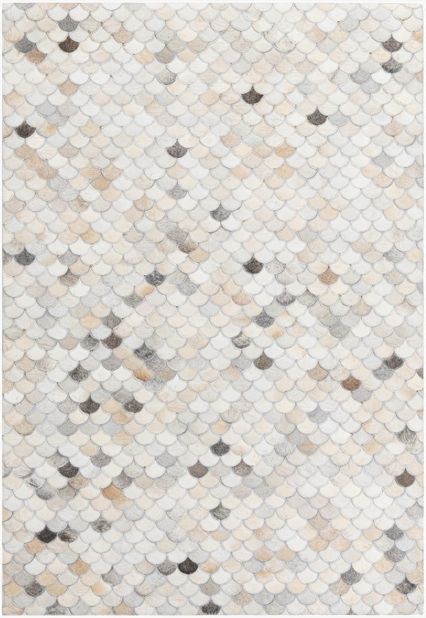 4' x 6' Cowhide Leather Rug