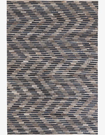 4' x 6' Cowhide Leather Rug