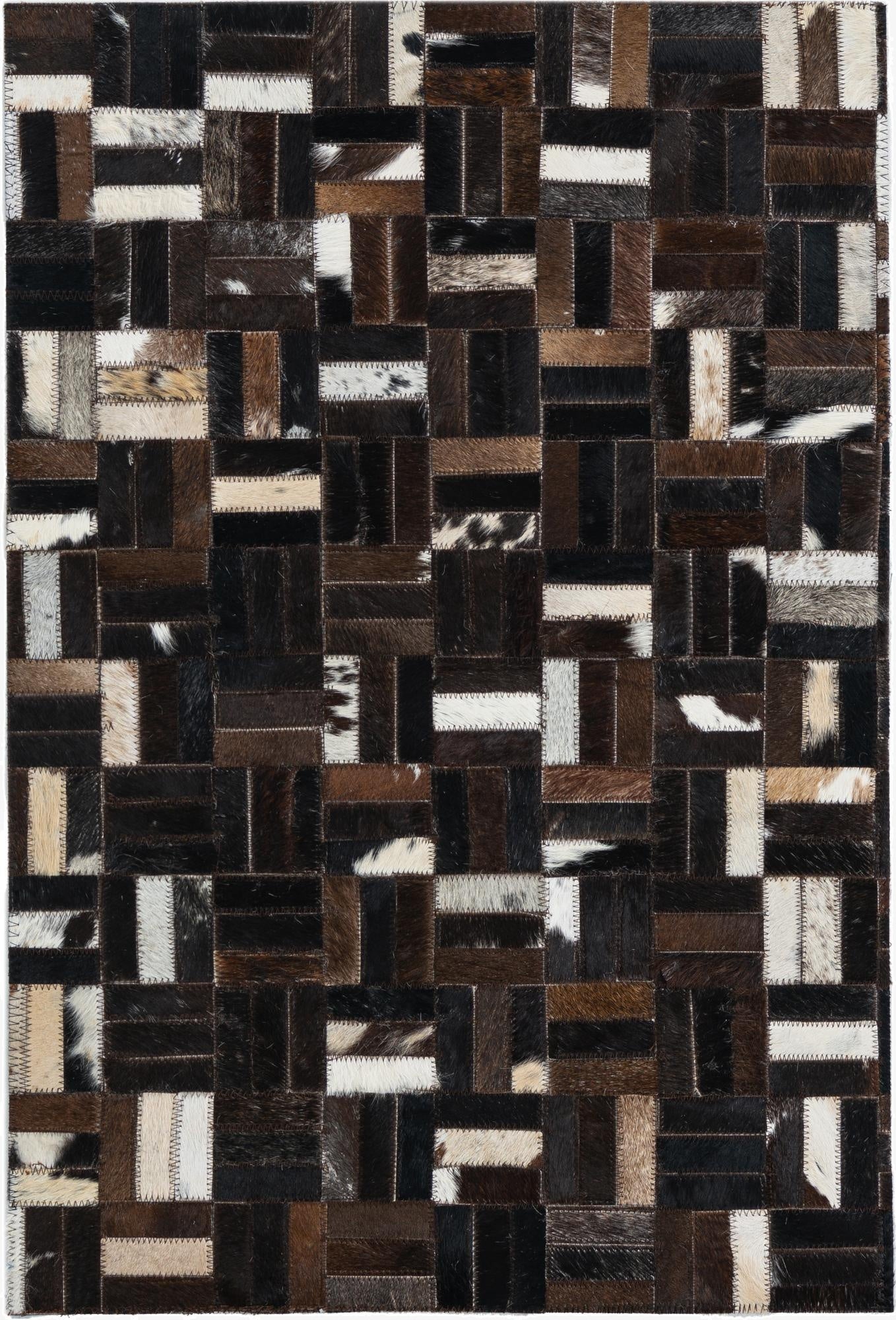 2' x 3' Cowhide Leather Rug