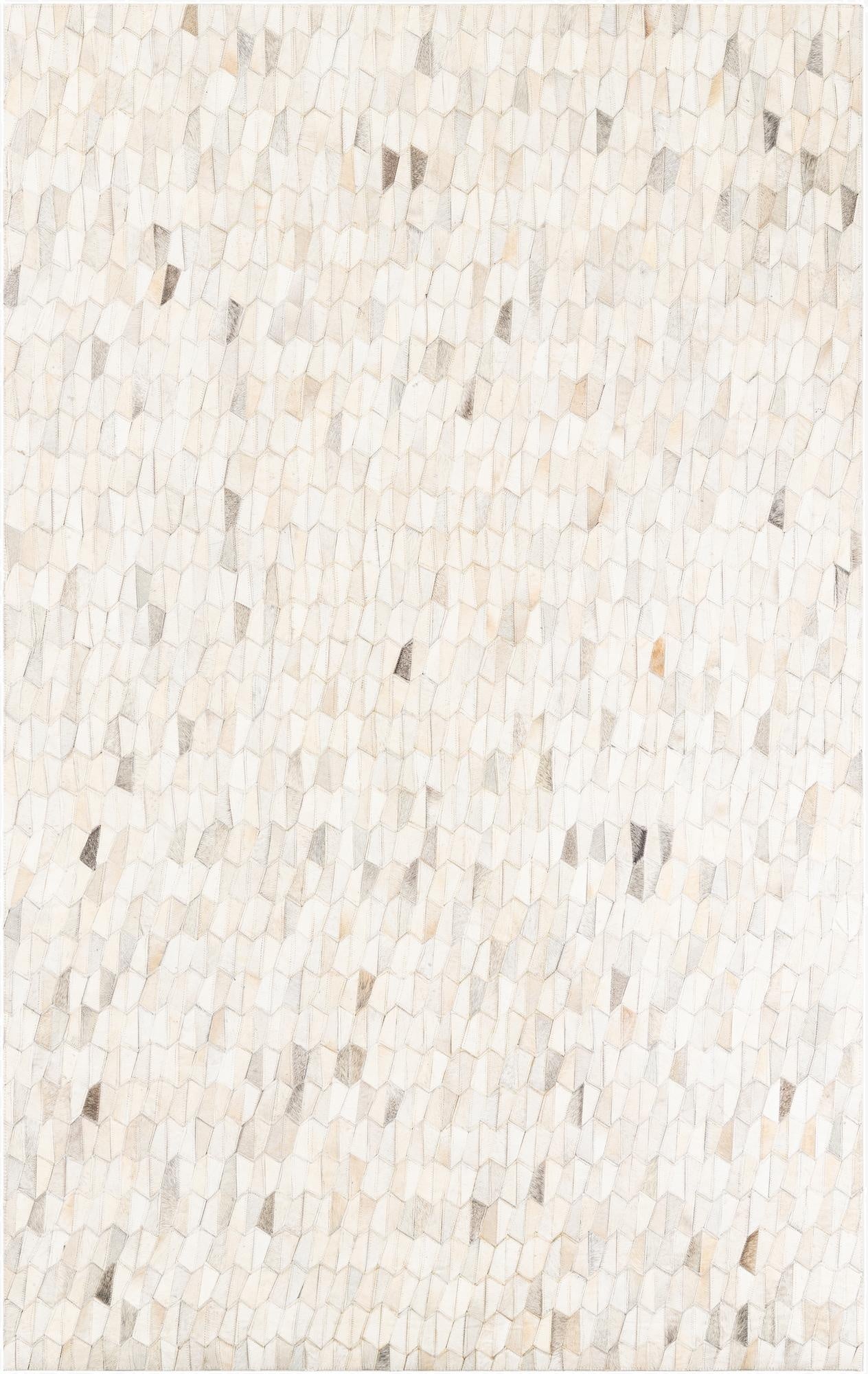 5' x 8' Cowhide Leather Rug