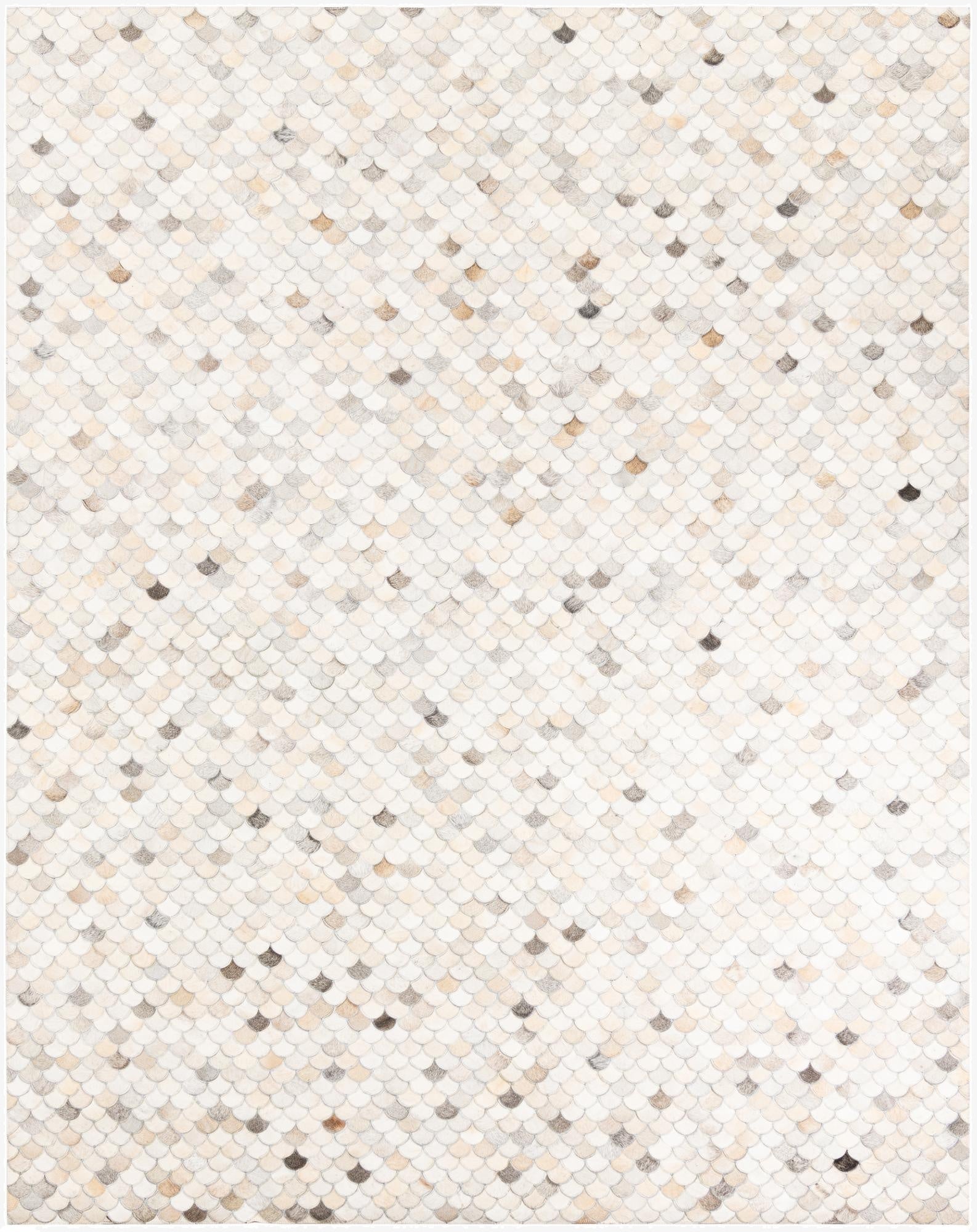 8' x 10' Cowhide Leather Rug