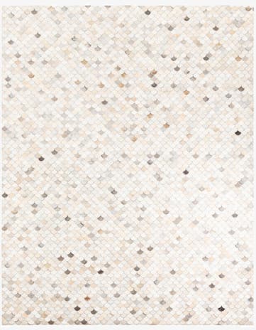 8' x 10' Cowhide Leather Rug