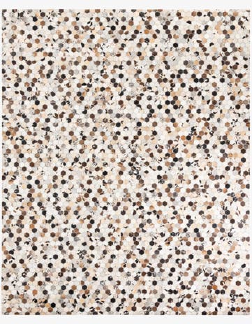 8' x 10' Cowhide Leather Rug