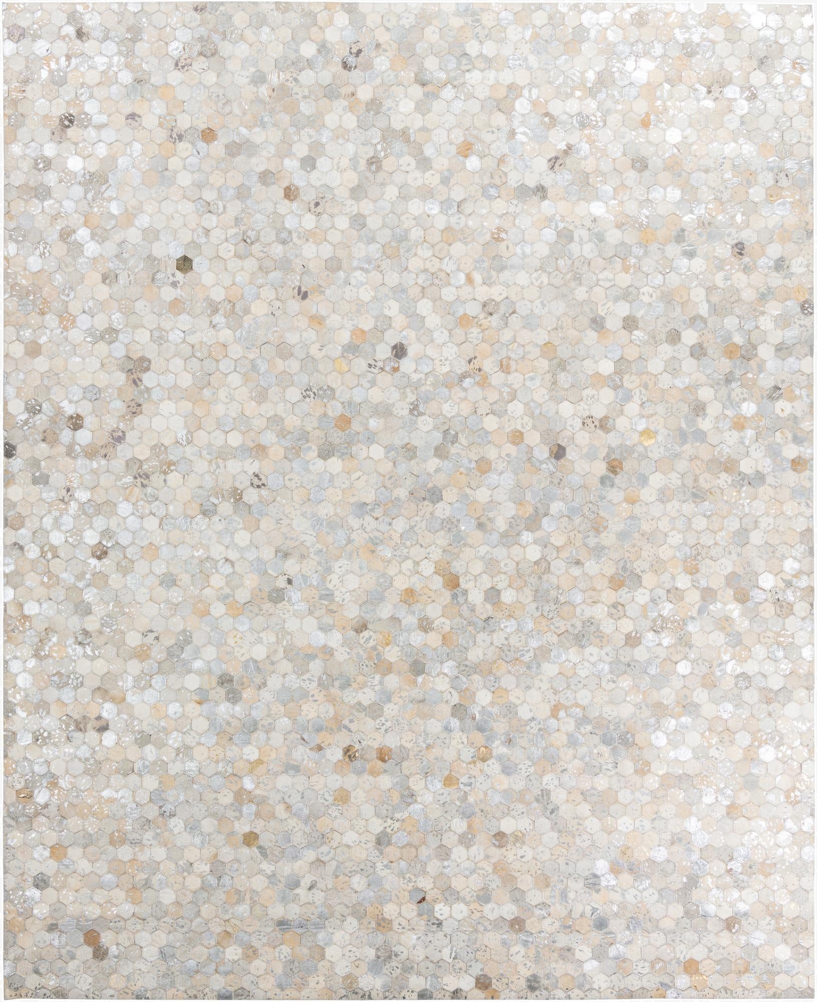 8' x 10' Cowhide Leather Rug