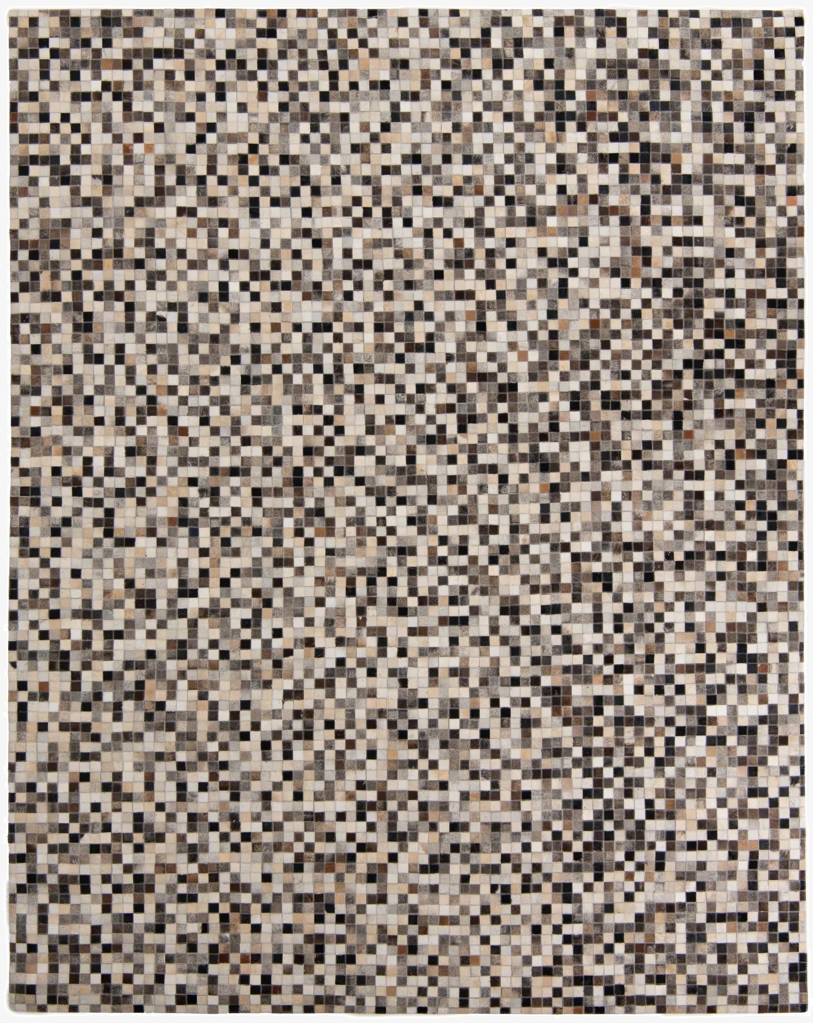 8' x 10' Cowhide Leather Rug