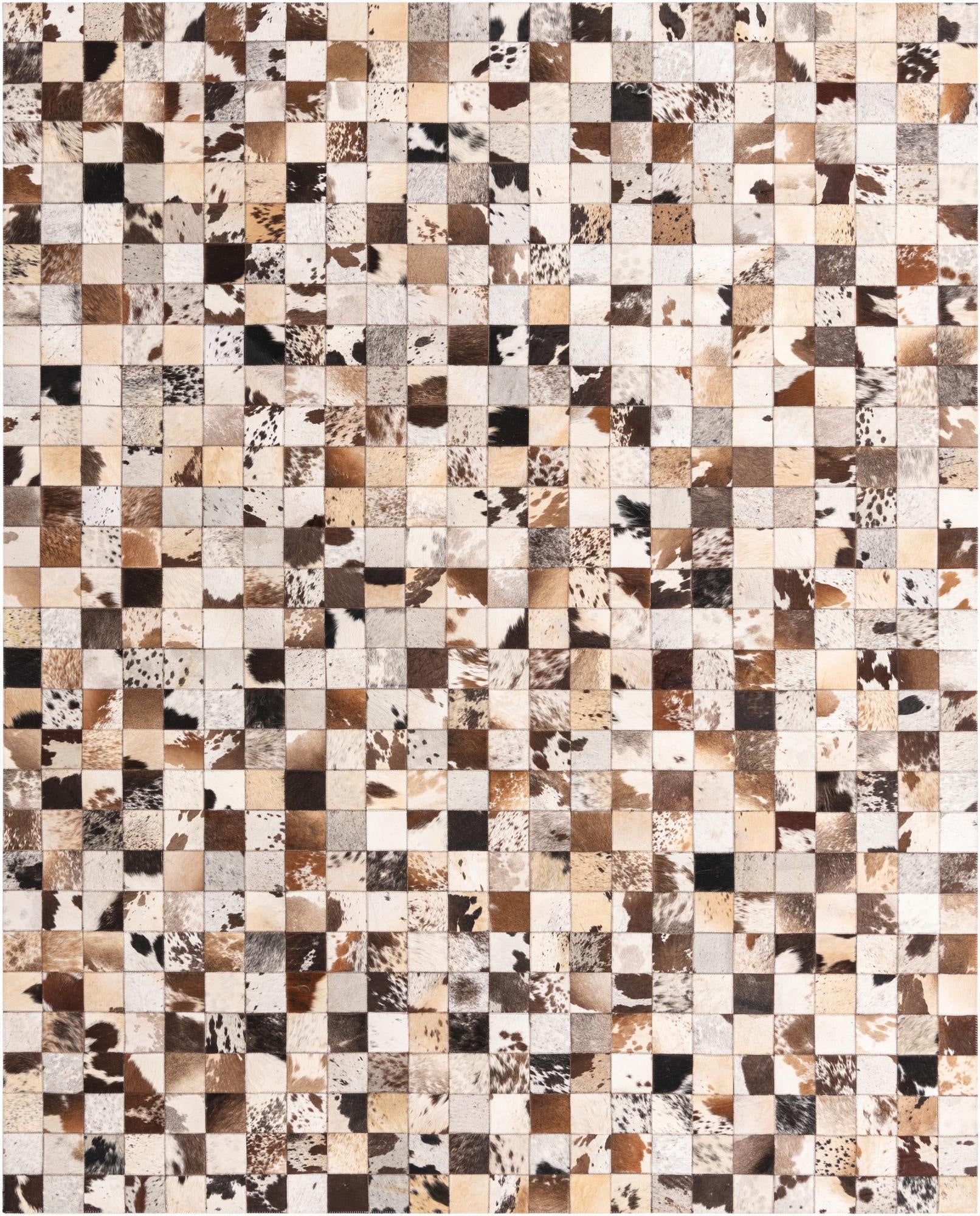 8' x 10' Cowhide Leather Rug