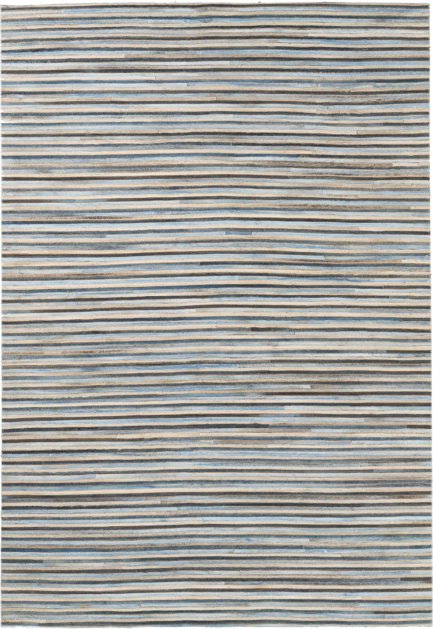 5' 1 x 7' 5 Cowhide Leather Rug