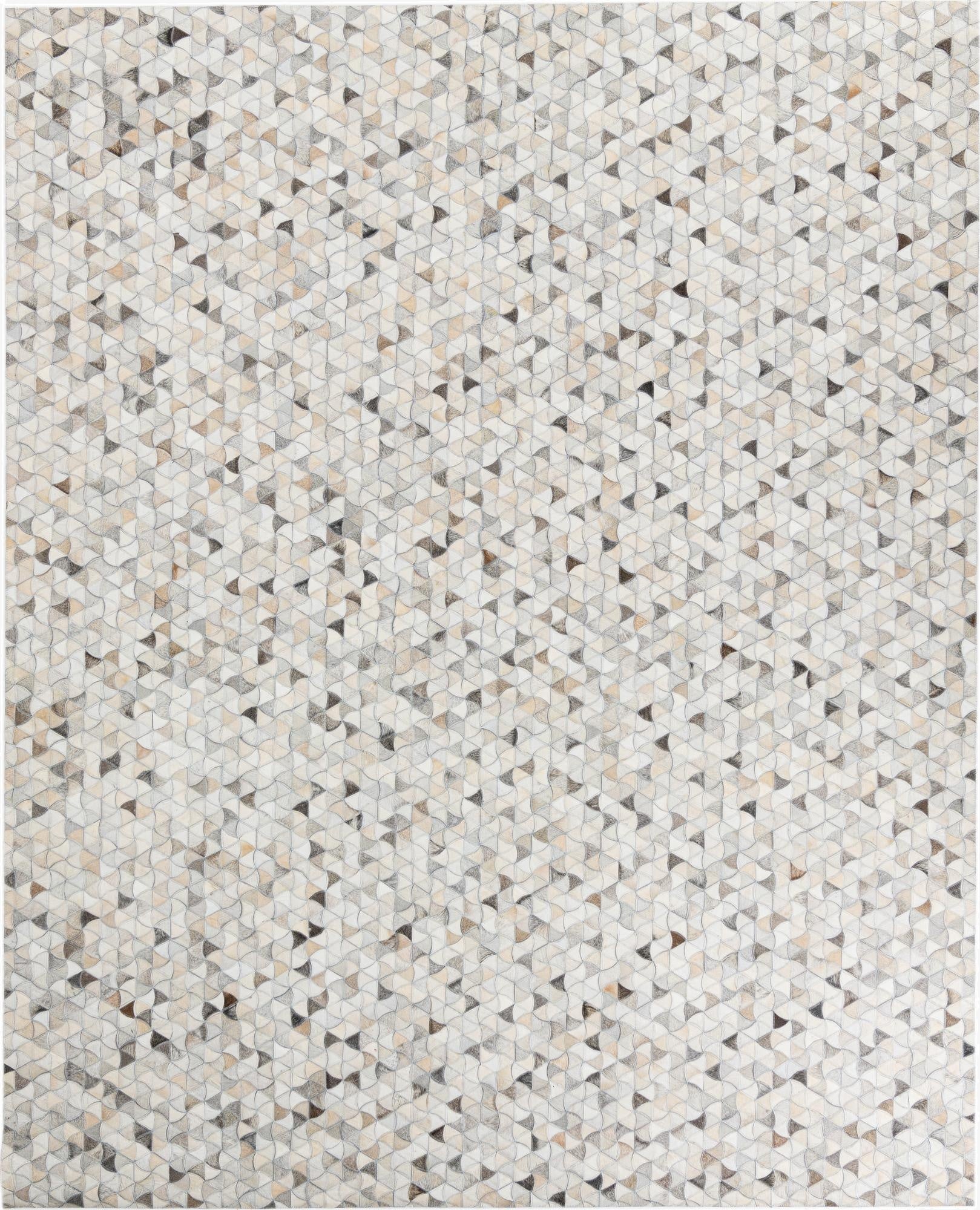 8' x 10' Cowhide Leather Rug