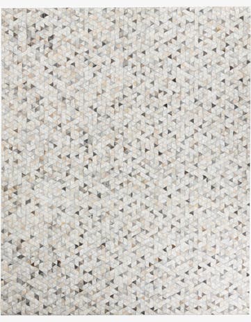 8' x 10' Cowhide Leather Rug