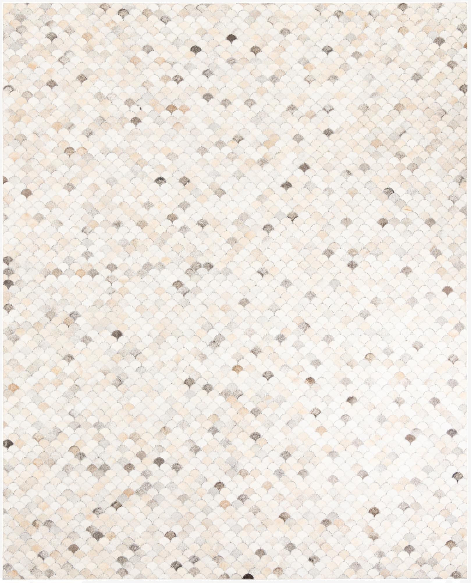 8' x 10' Cowhide Leather Rug