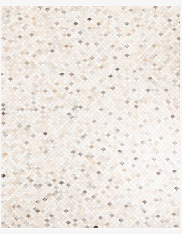 8' x 10' Cowhide Leather Rug