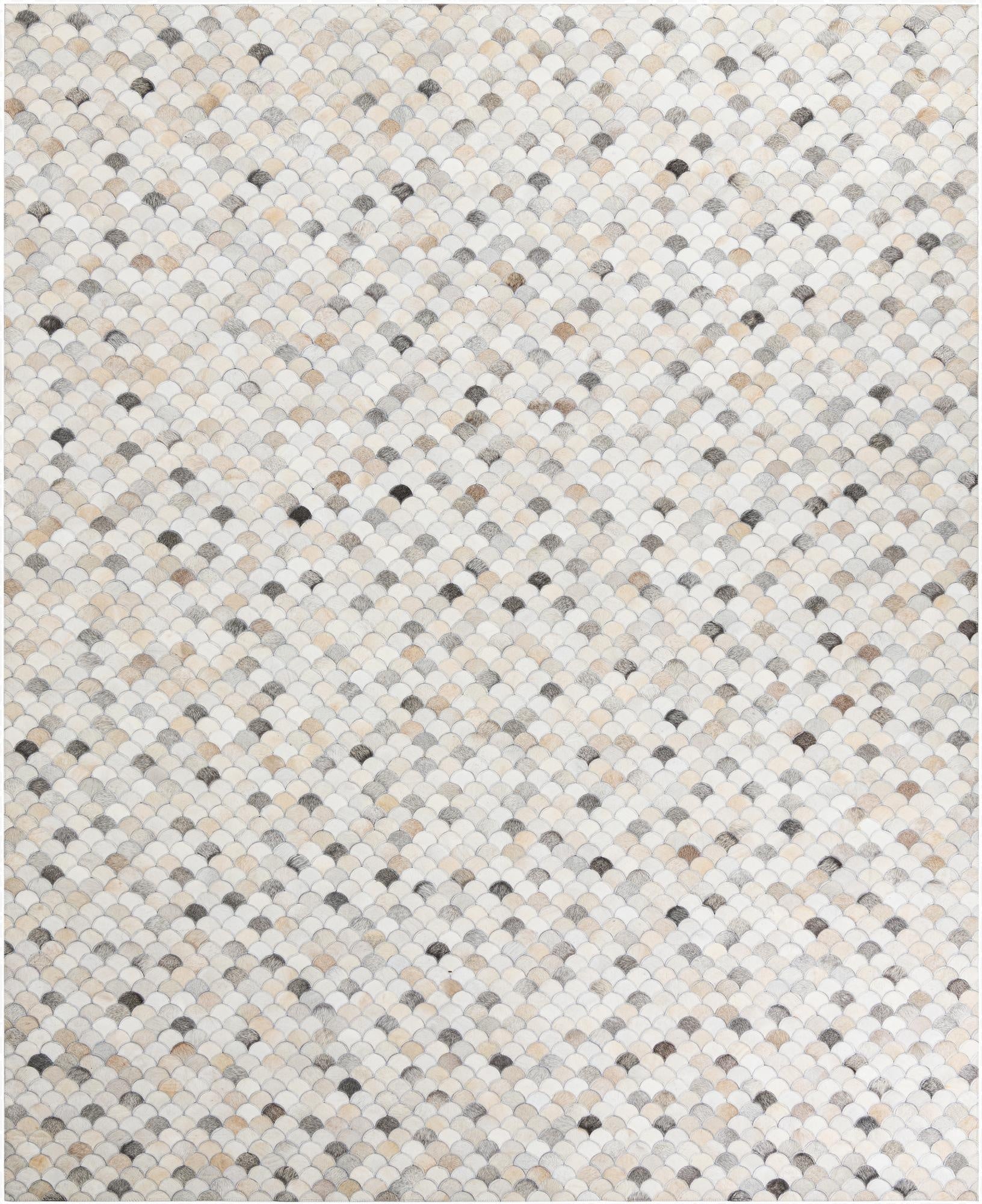 8' x 10' 1 Cowhide Leather Rug