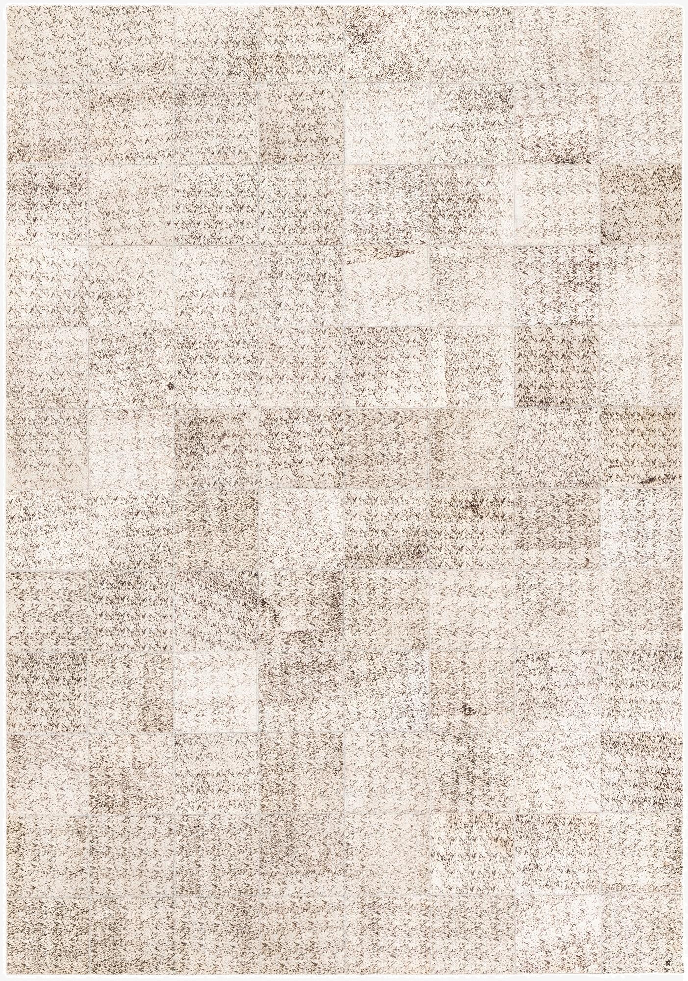 5' 3 x 7' 6 Cowhide Leather Rug