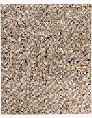 8' 2 x 10' Cowhide Leather Rug