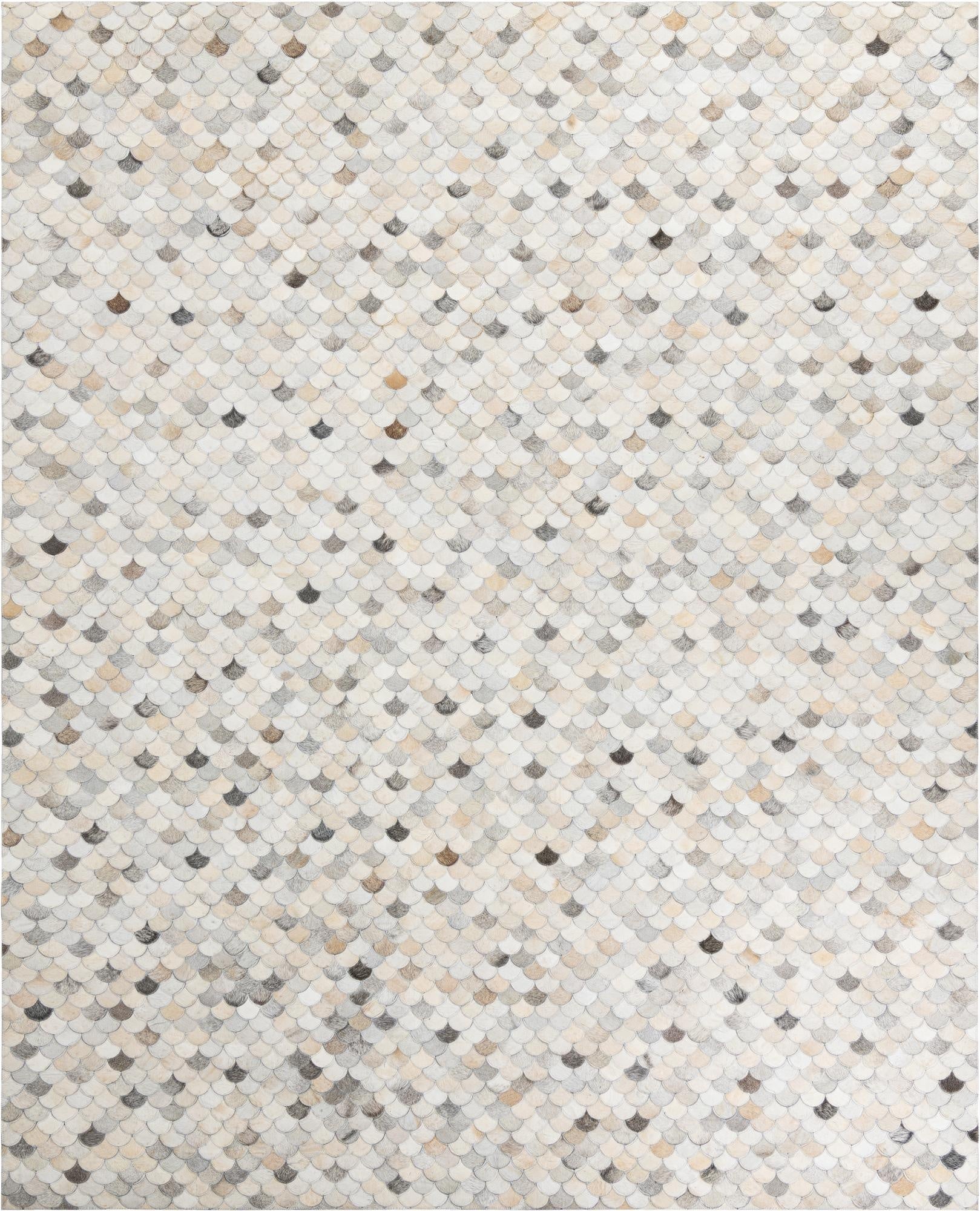 8' x 10' Cowhide Leather Rug