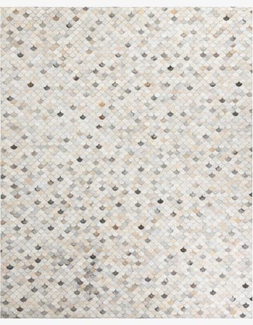 8' x 10' Cowhide Leather Rug