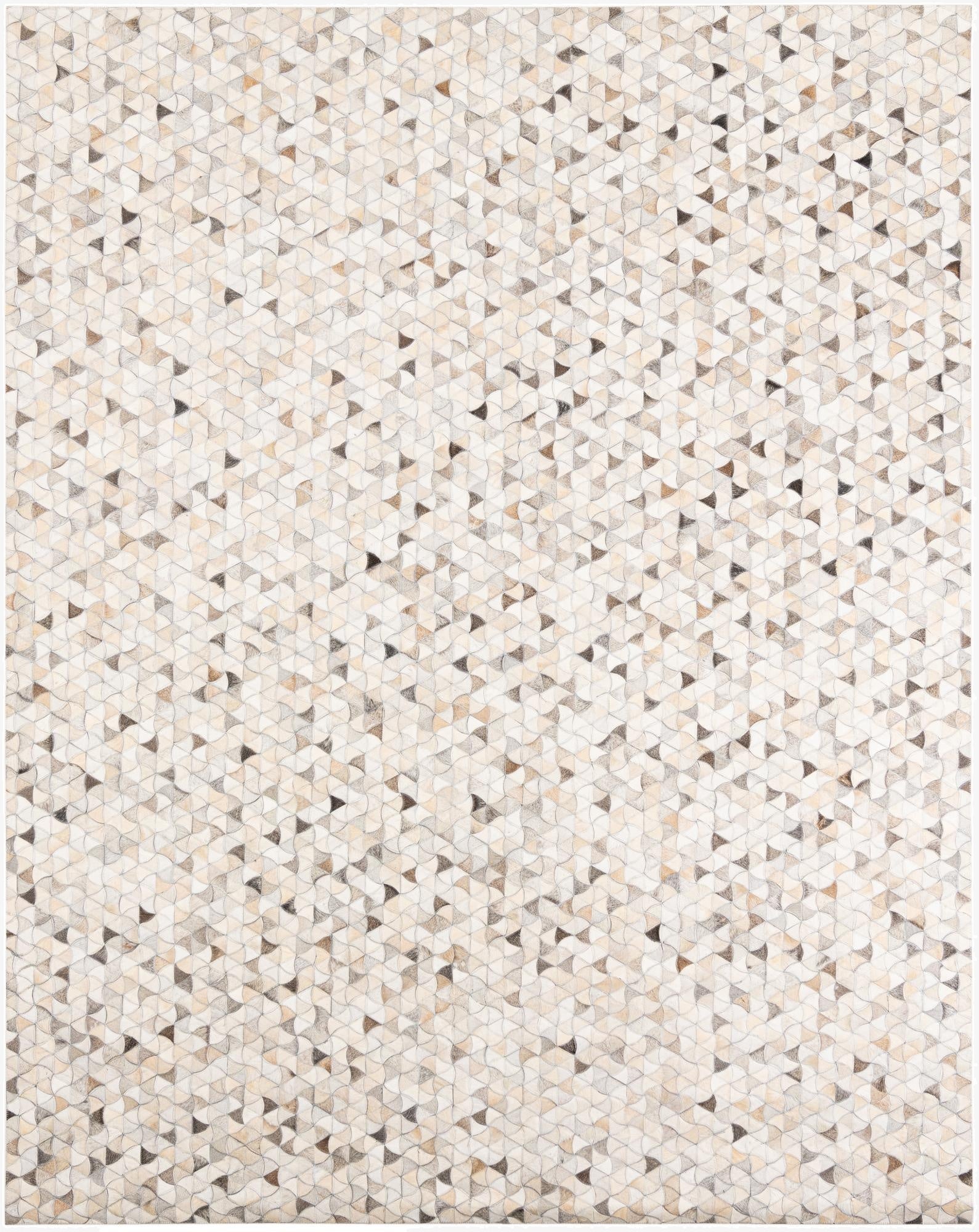 8' x 10' Cowhide Leather Rug